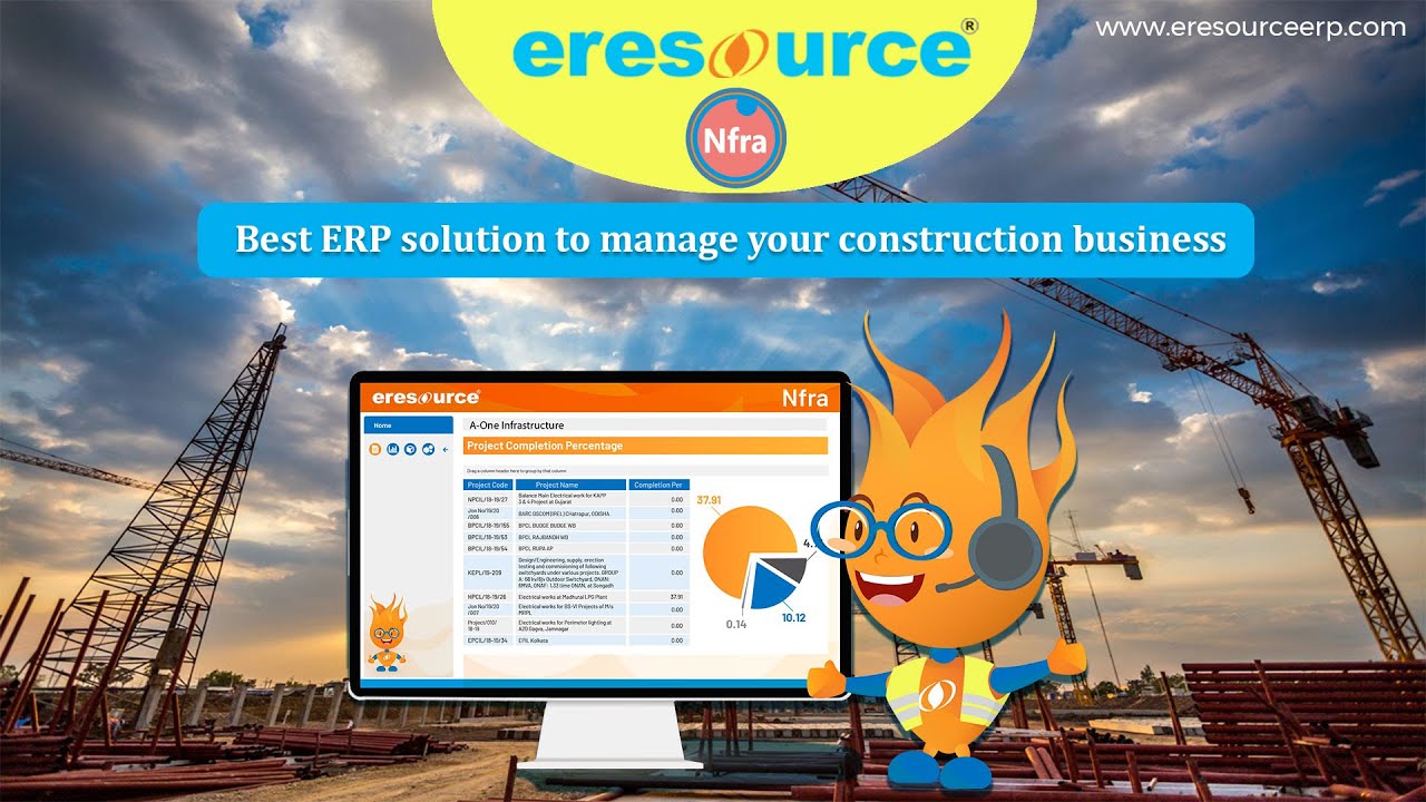 ERP for Construction in India, Middle East and Africa
