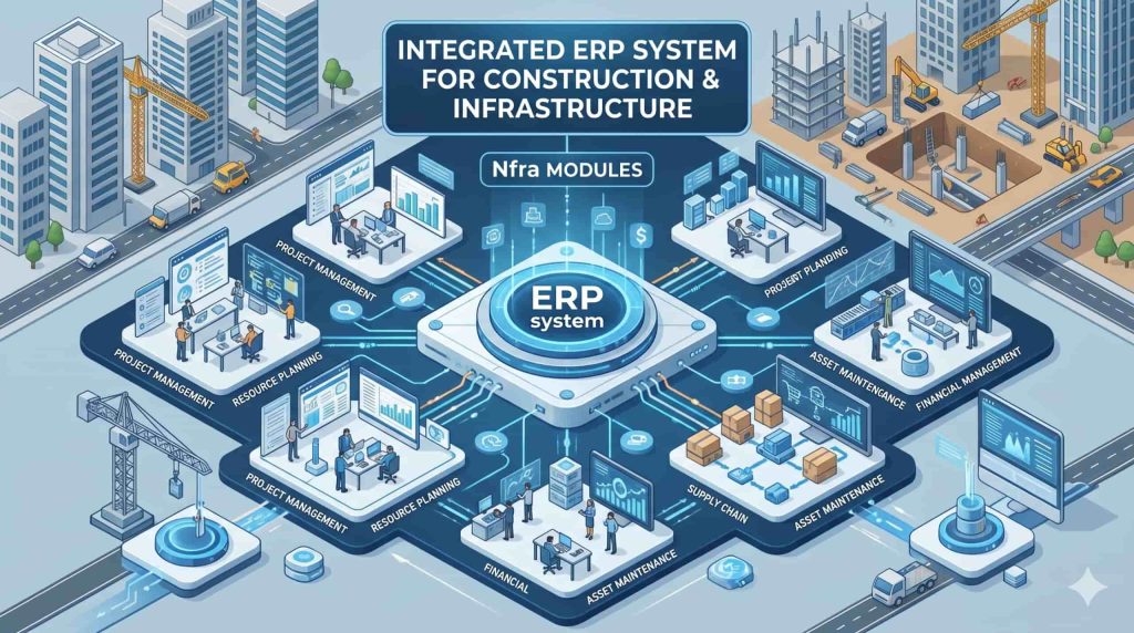 ERP software for construction and infrastructure industry