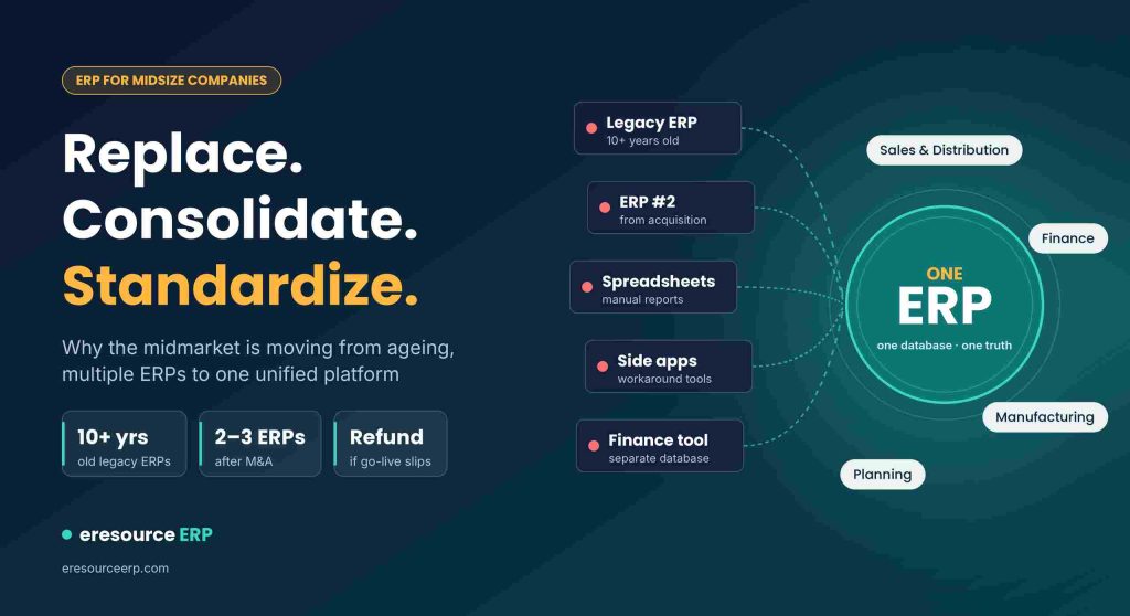 ERP for Midsize Companies: Replace & Consolidate | eresource
