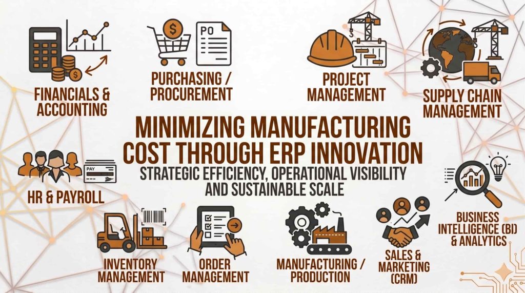 ERP for Manufacturing Industry: Minimize Manufacturing Costs
