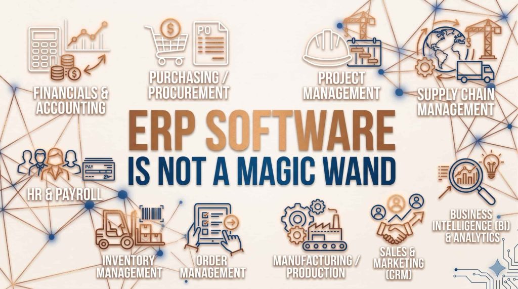 ERP Software Is Not a Magic Wand: How to Get Real Benefits