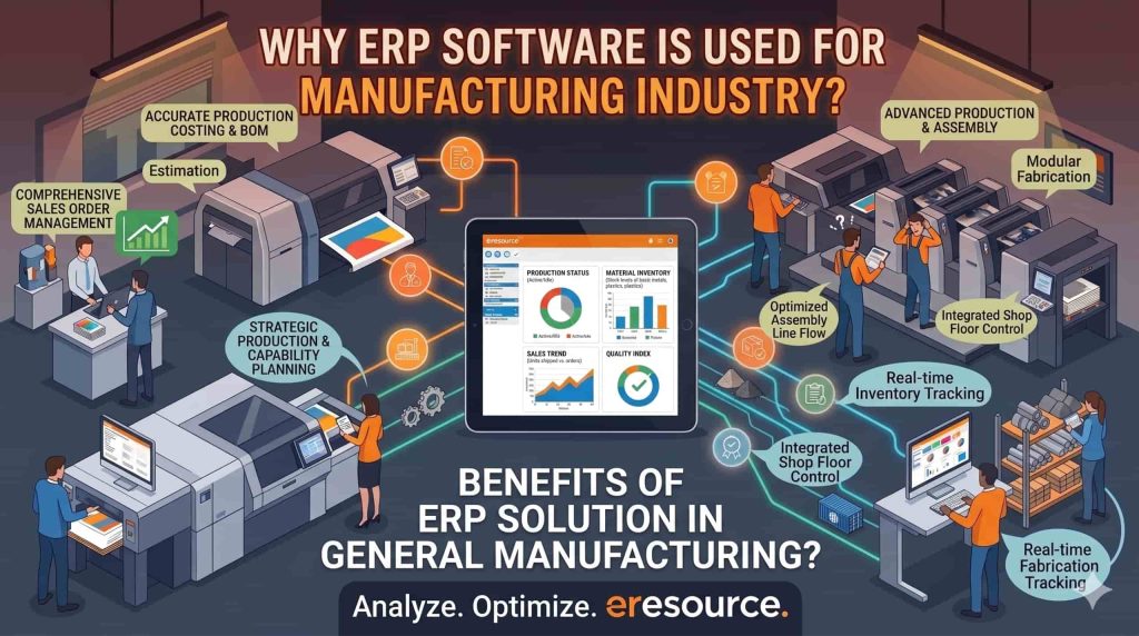 Why ERP Software is used for manufacturing Industry?