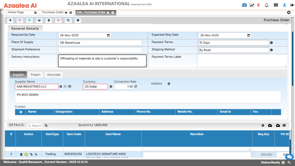 Purchase Order Management 1