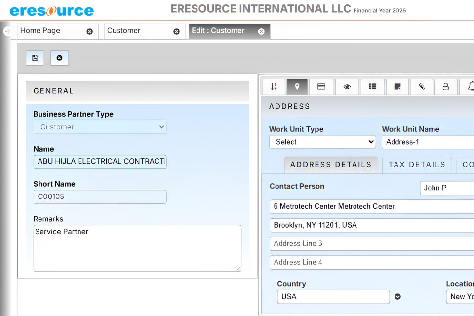 Material Requirement Planning dashboard