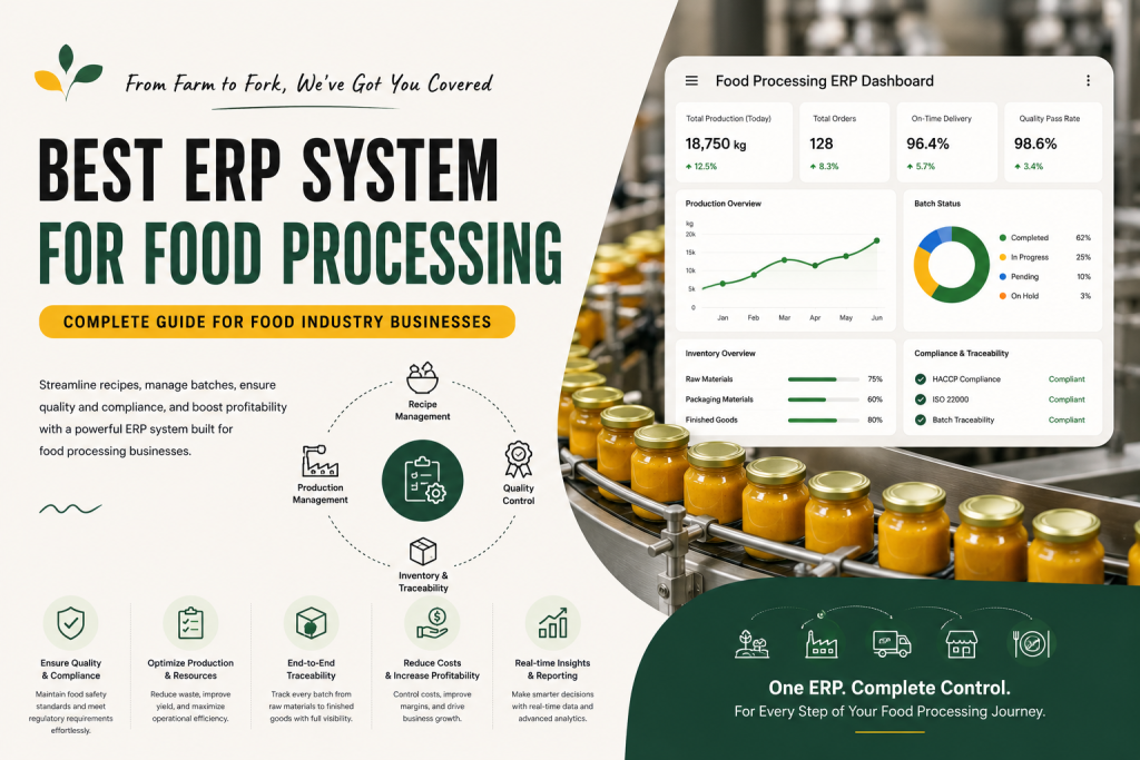 food processing industry eresource erp