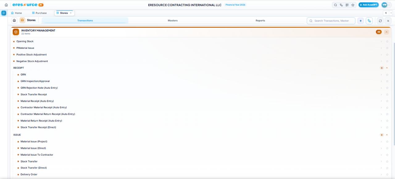 Site Store Management